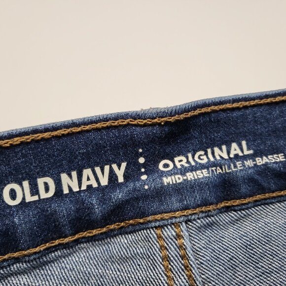 Old Navy Jeans Original Midrise Womens Size 16 Diva Bootcut Stretch Blue 39 X 30 - Picture 3 of 13